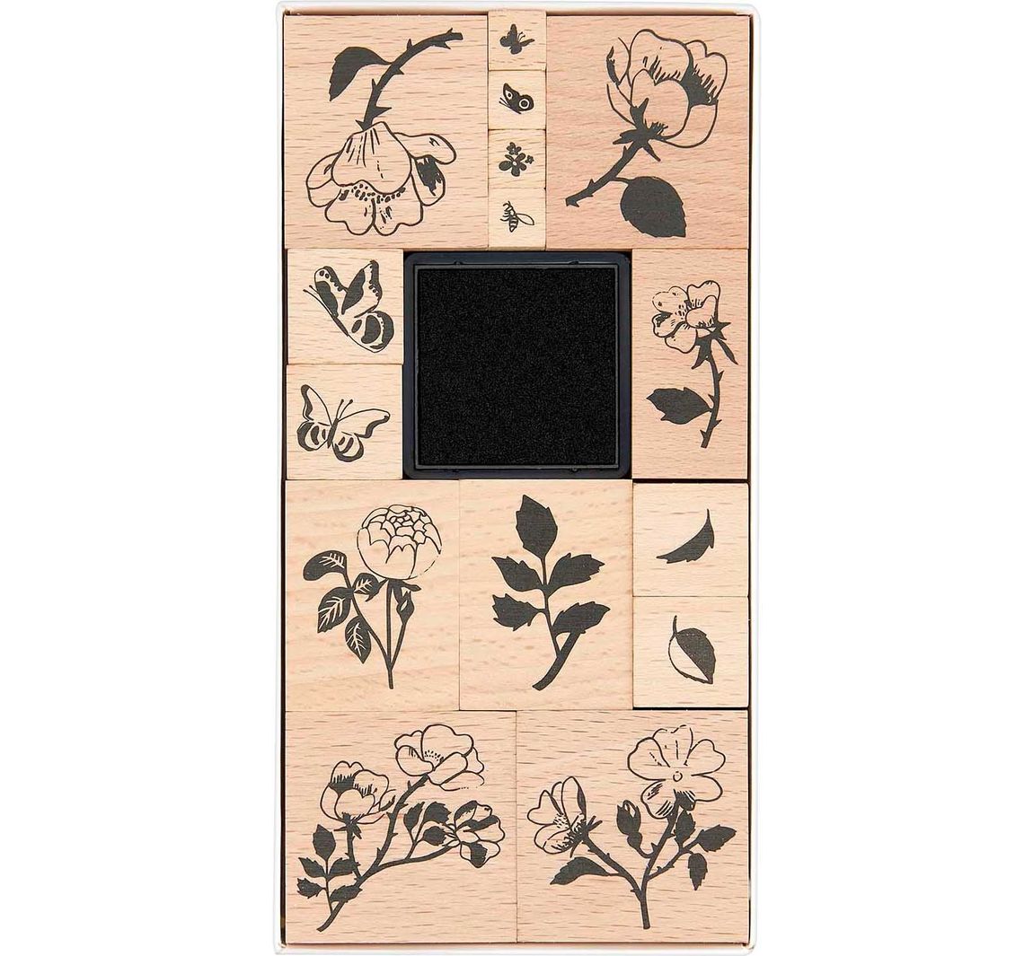 XL Stempel-Set 'La Vie En Rose'