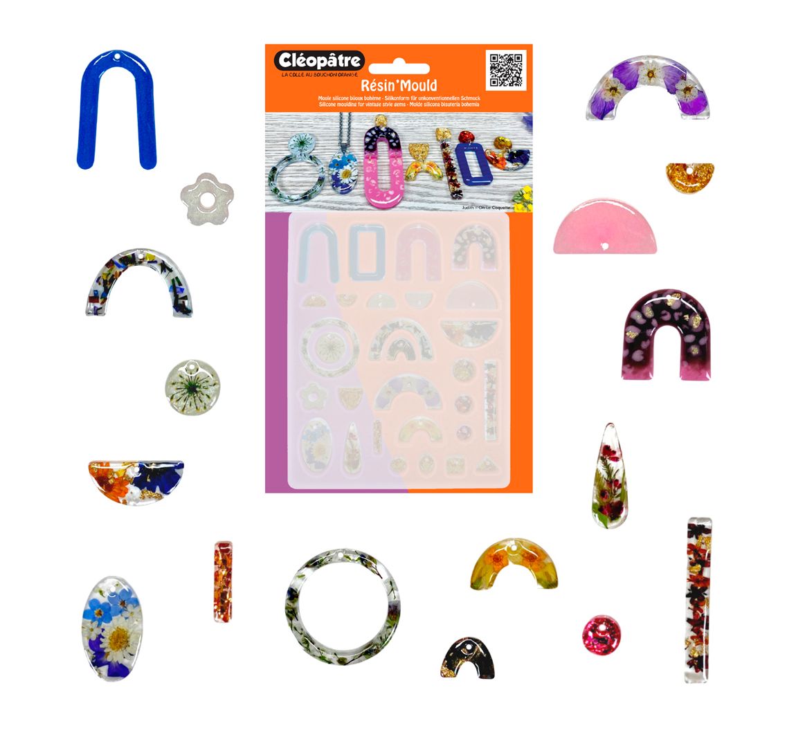 Silikonform für Gießharz 'Schmuck'