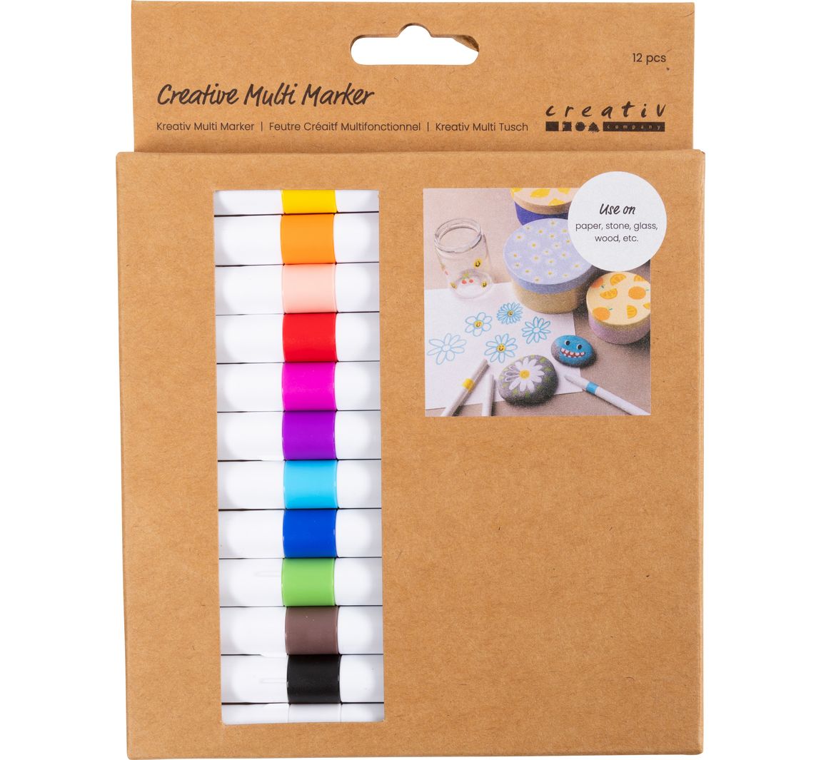Creative Multi Marker, 12 Farben