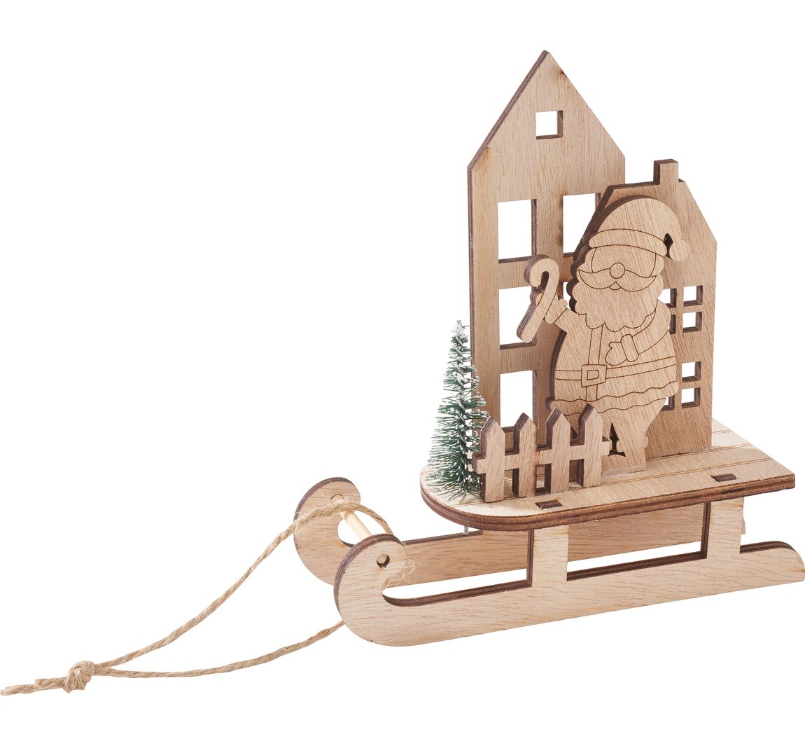 VBS Holz-Steckmotiv 'Santas Schlitten'