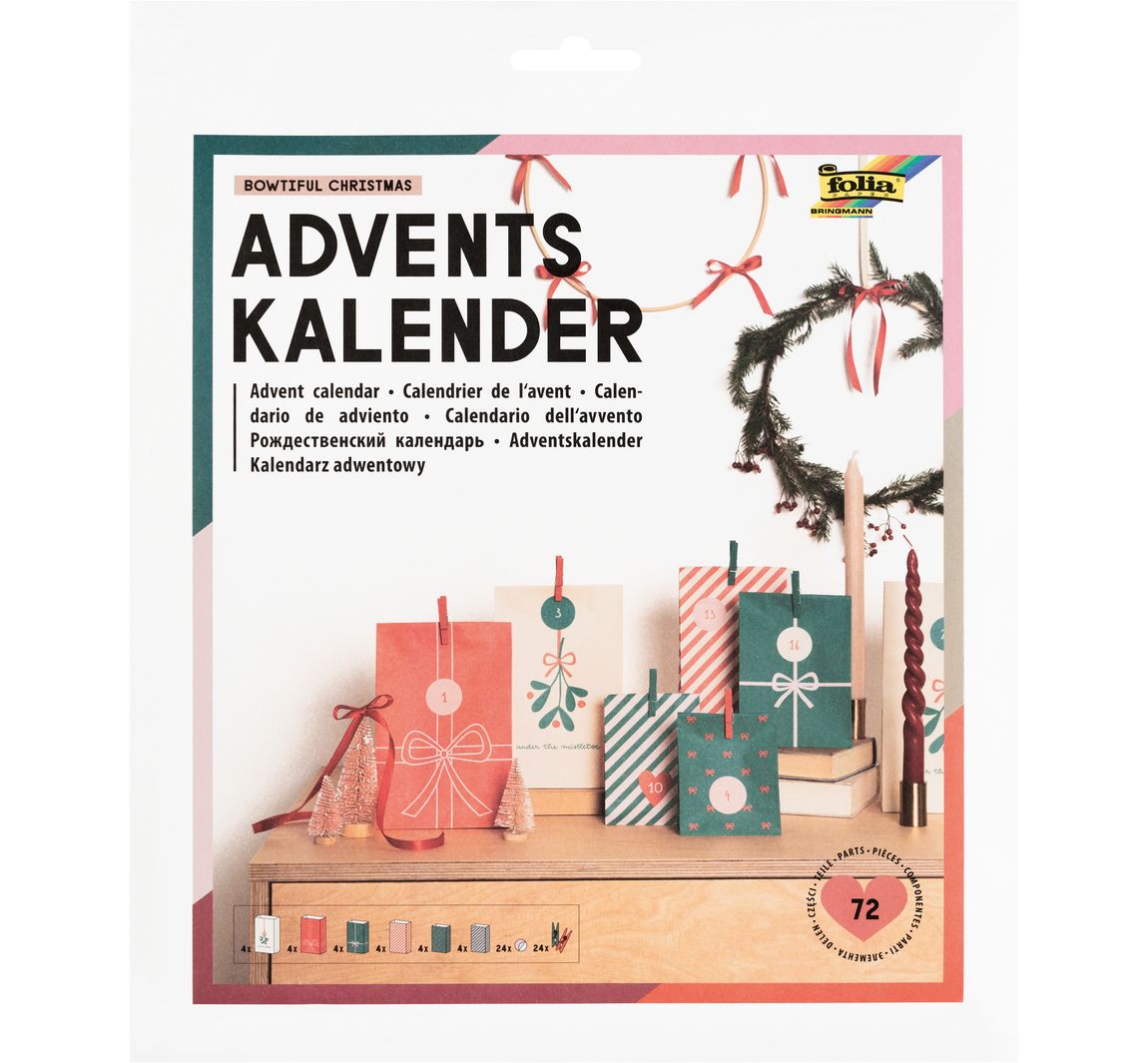 Adventskalender-Set 'Bowtiful Christmas'