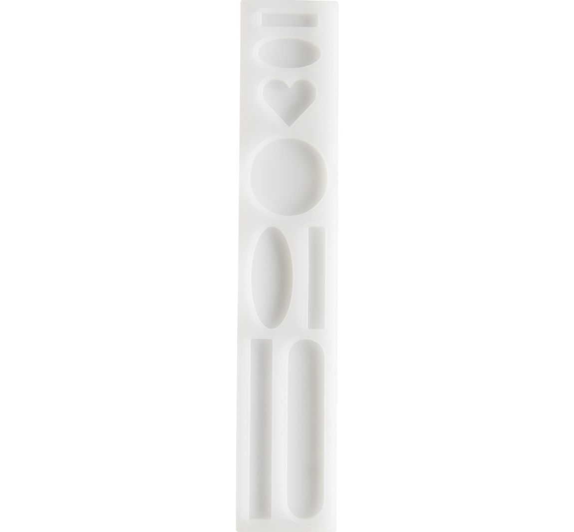 Silikonform für Schmuck 'Broschen und Haarspangen'