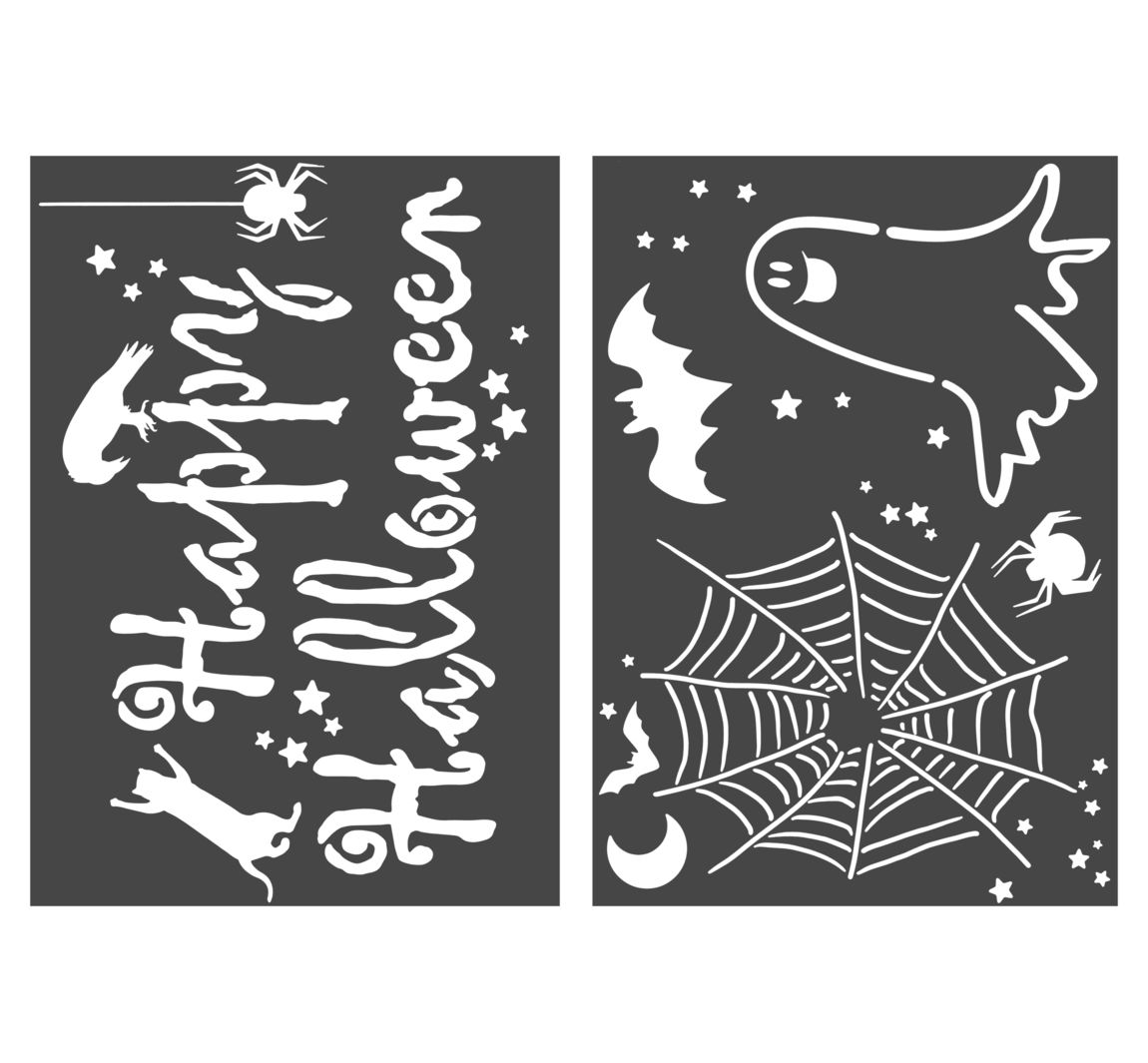 VBS Schablonen-Set 'Happy Halloween', A4