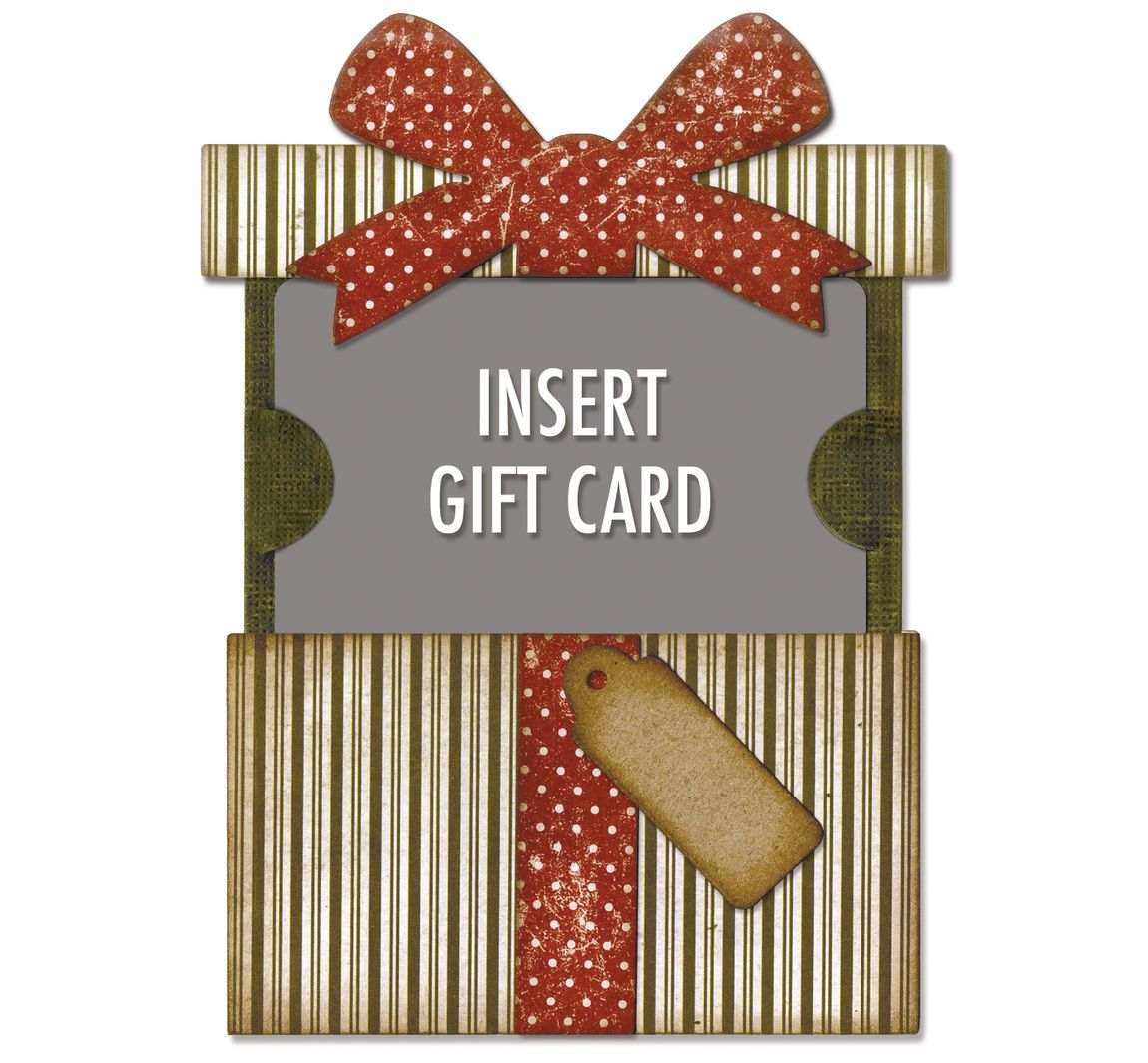 Sizzix Thinlits Stanzschablone 'Gift Card Package by Tim Holtz'