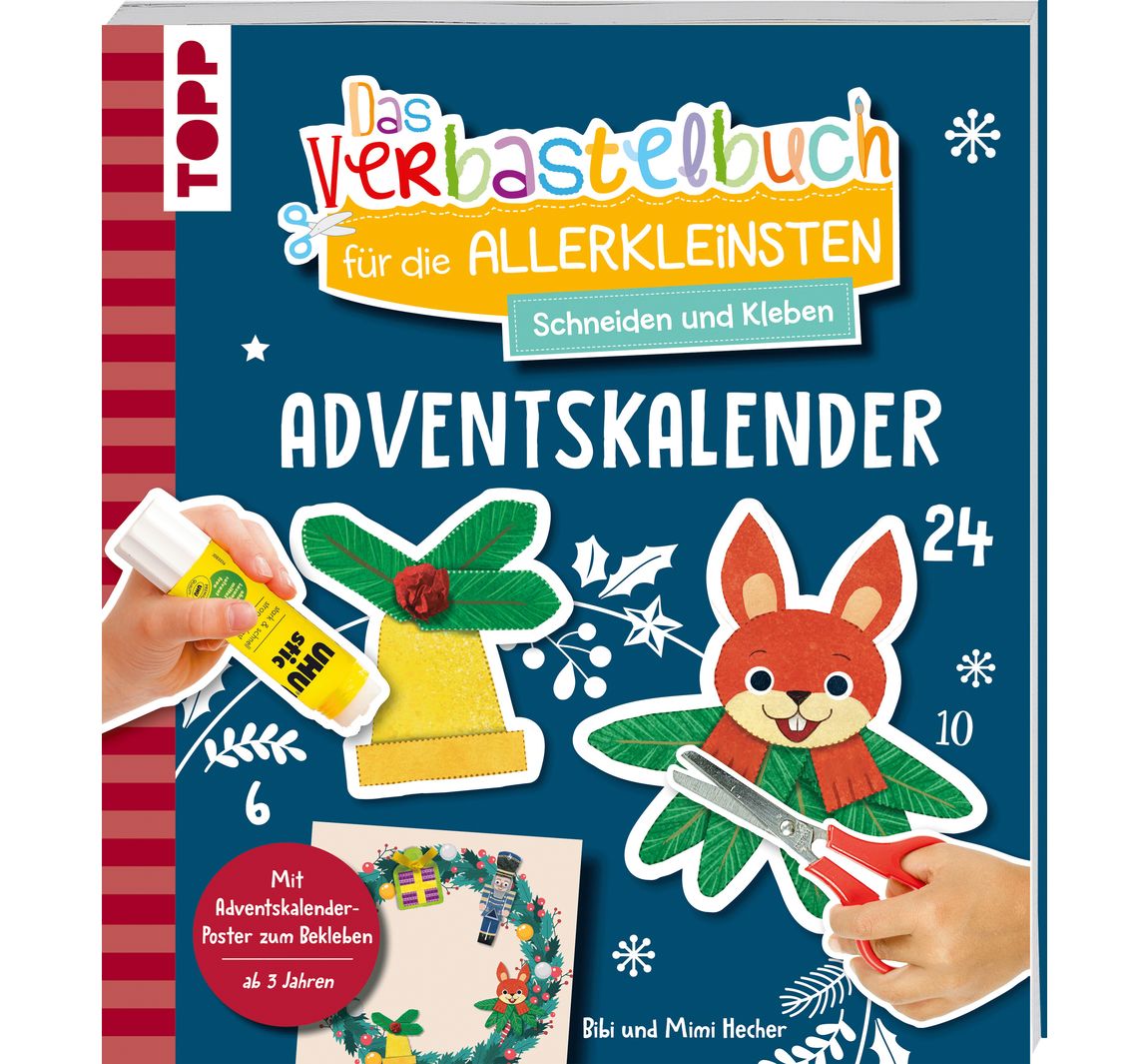 Buch 'Das Adventskalender-Verbastelbuch für die Allerkleinsten. Türkranz'