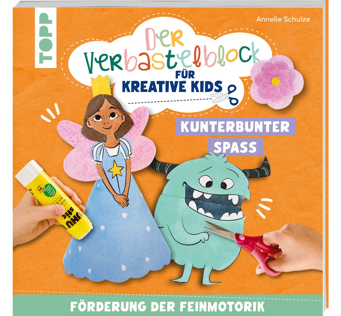 Buch 'Der Verbastelblock für kreative Kids. Kunterbunter Spaß'
