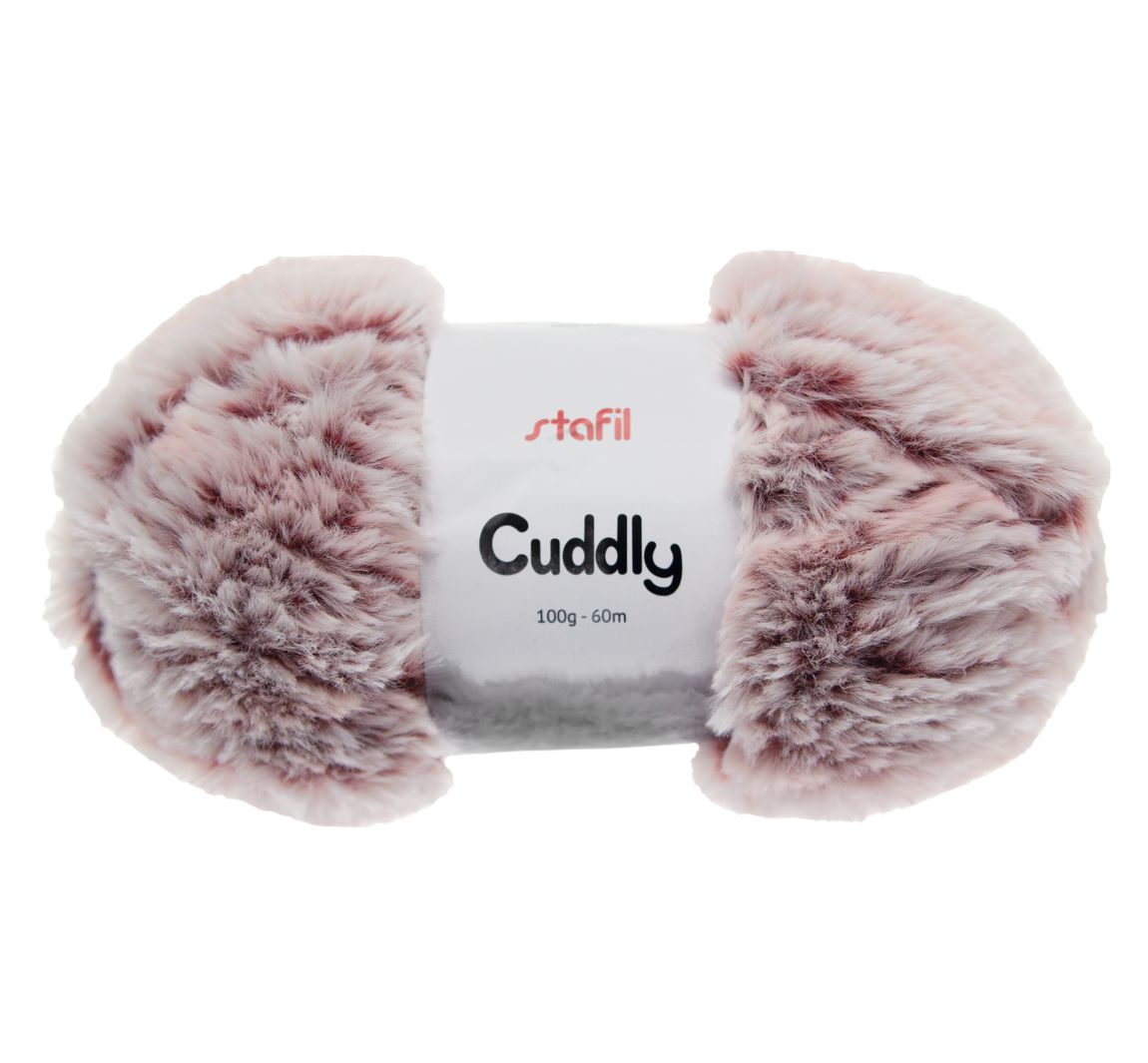 Wolle 'Cuddly' - Bordeaux-Melange