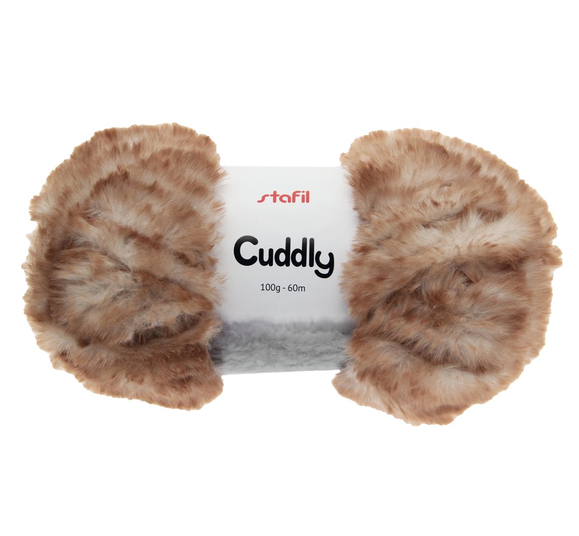 Wolle 'Cuddly' - Sahne/Sand-Melange