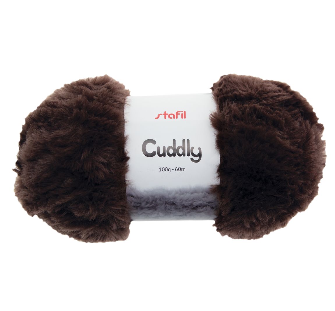 Wolle 'Cuddly' - Braun