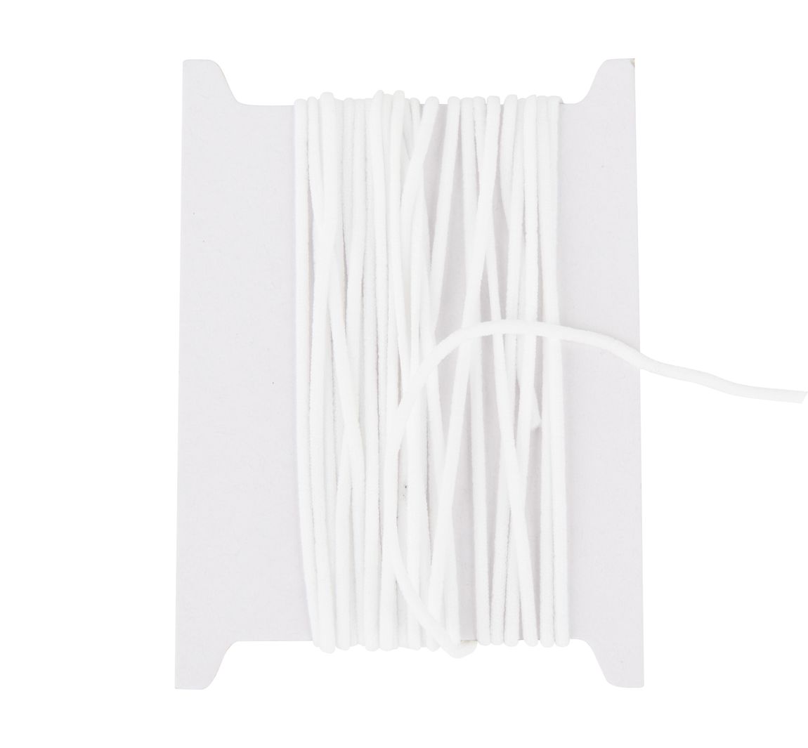 VBS Elastikband, 2,5 mm breit - Weiß