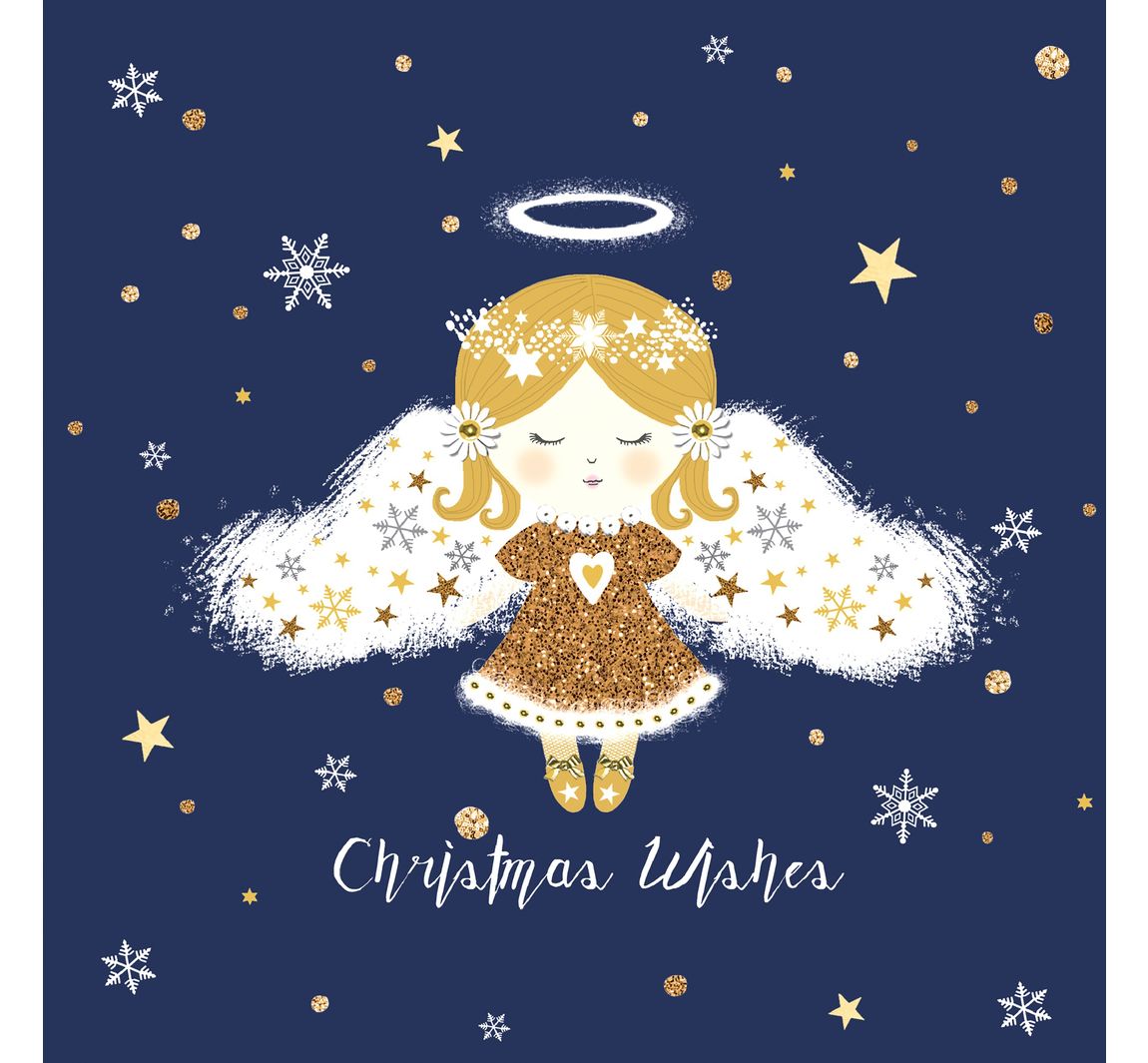 Serviette 'Peaceful Angel' - 5 Stück