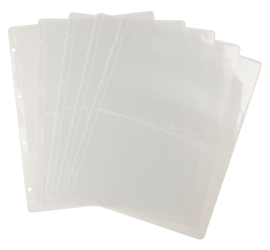 Xcut A6 Hüllen für Prägeschablone, 5 Stück