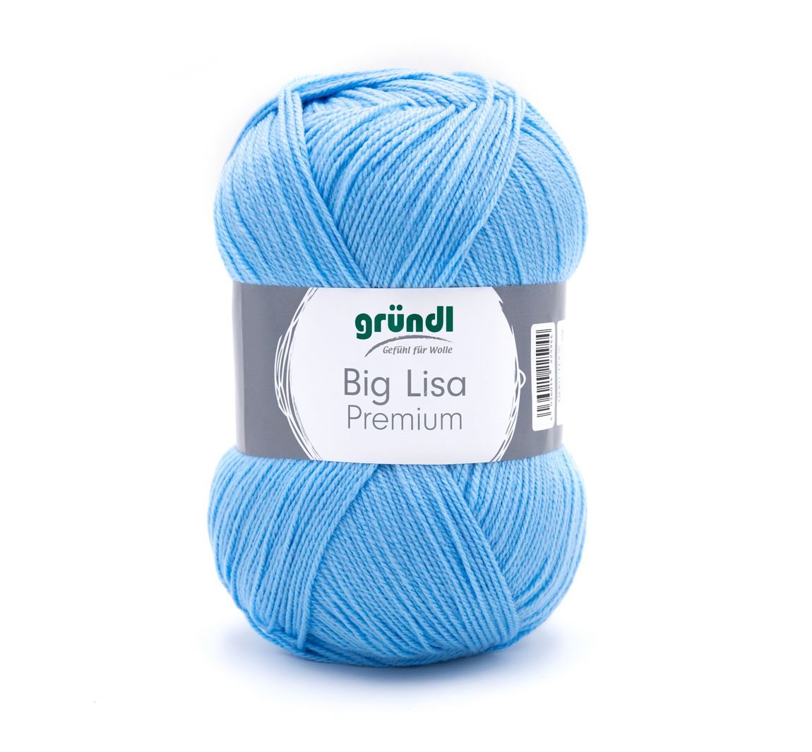 Wolle 'Big Lisa' - Hellblau