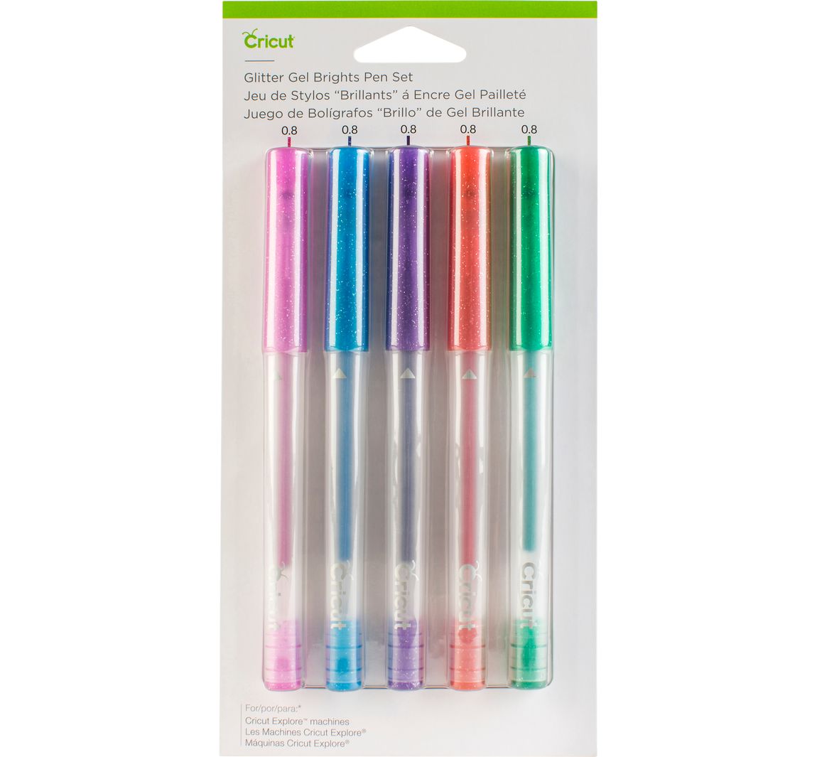 Cricut Stifte 'Point Gel Pen Medium - Glitter' - Brights