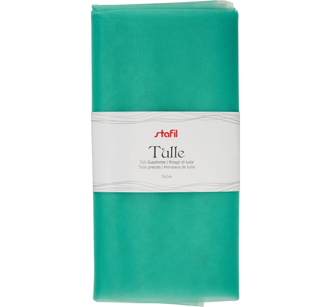 Tüll-Zuschnitt, 3 Meter - Hellgrün