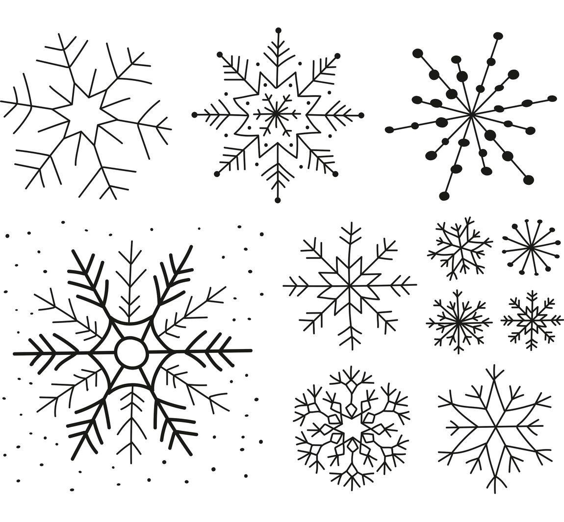 Stempel-Set - Kristalle