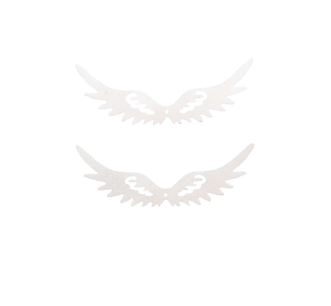 Engelsflügel 'Angelo', 7,8 cm - Silberfarben
