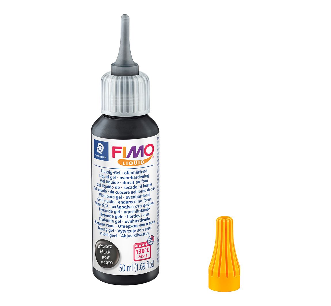 FIMO Liquid 8051 Flüssig-Gel, 50 ml - Schwarz