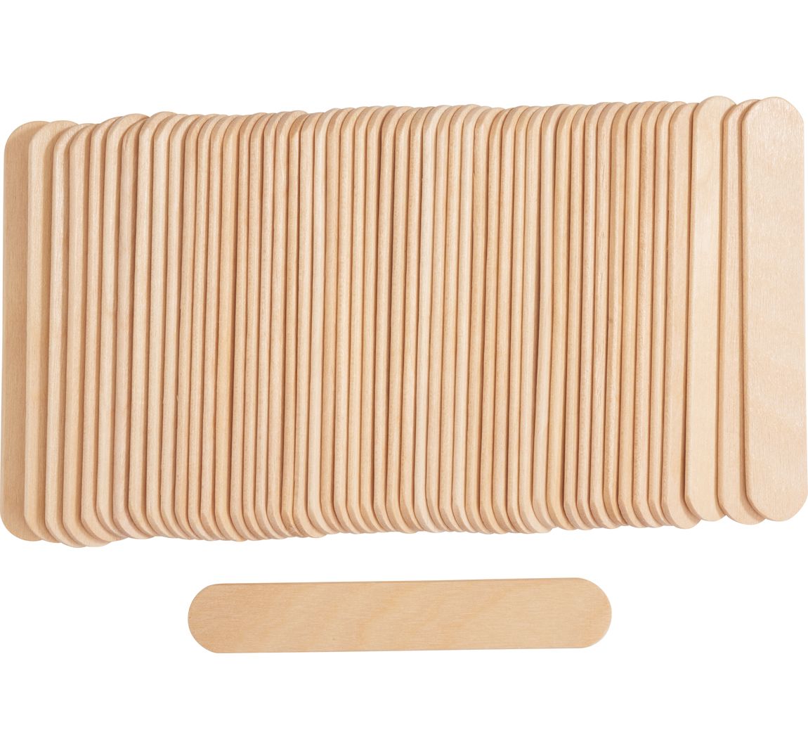 VBS Holzstäbchen 'Birke', 50 Stück - Groß