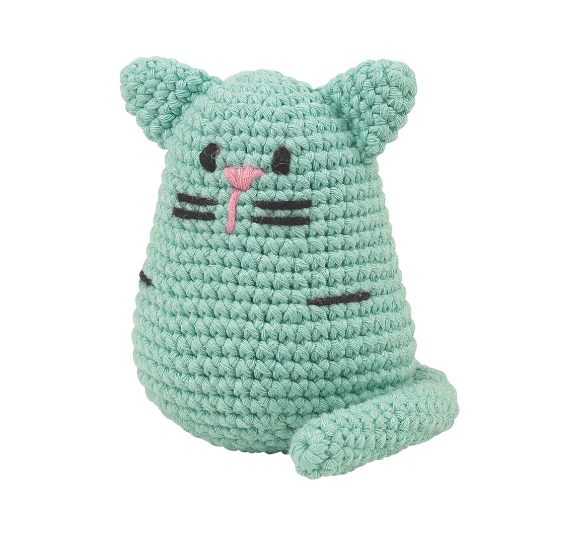 Häkelset 'Pouch Pals' - Katze Cecil