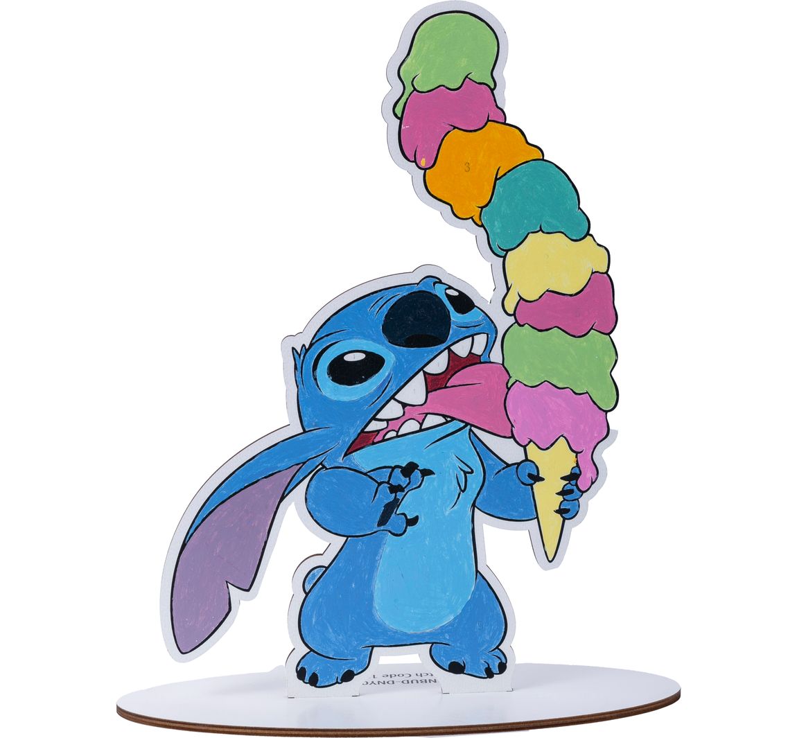 Malen nach Zahlen 'XL Buddy', 23 cm - Stitch