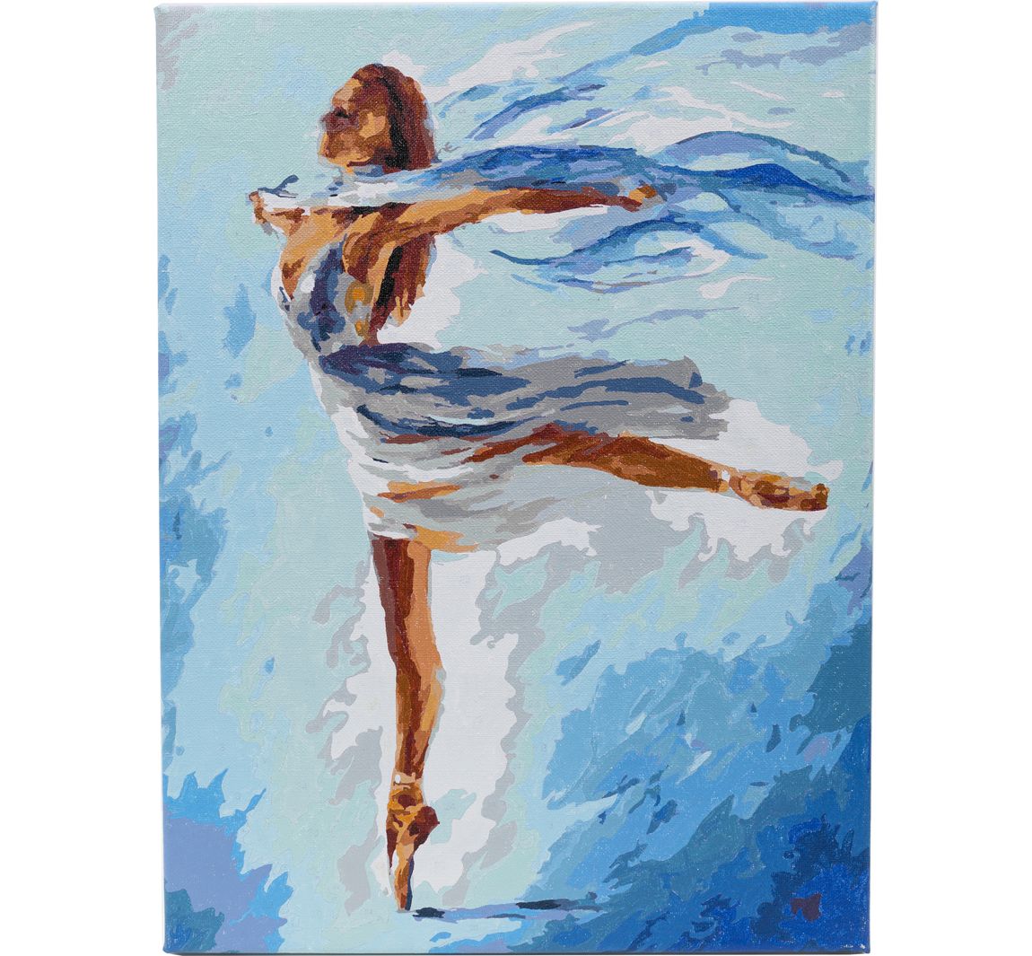 Malen nach Zahlen auf Keilrahmen, 30 x 40 cm - Dance in Dream