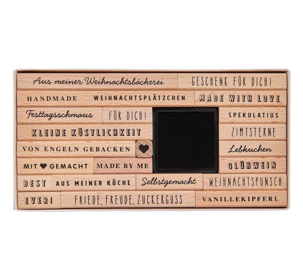 XL Stempel-Set - Weihnachtsbäckerei