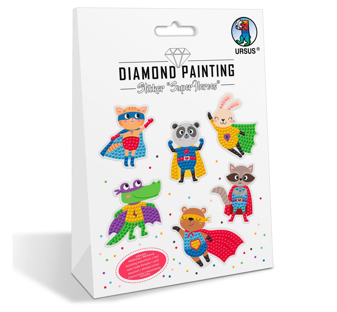Diamond Sticker - Super heroes