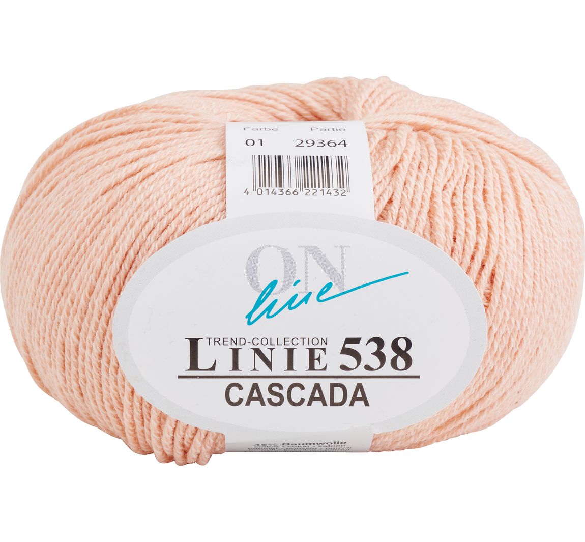 ONline Wolle Cascada, Linie 538 - Farbe 0001