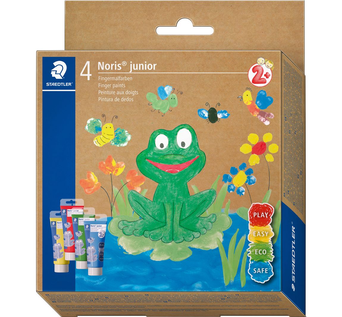 Noris junior Fingermalfarbe - 4 Farben