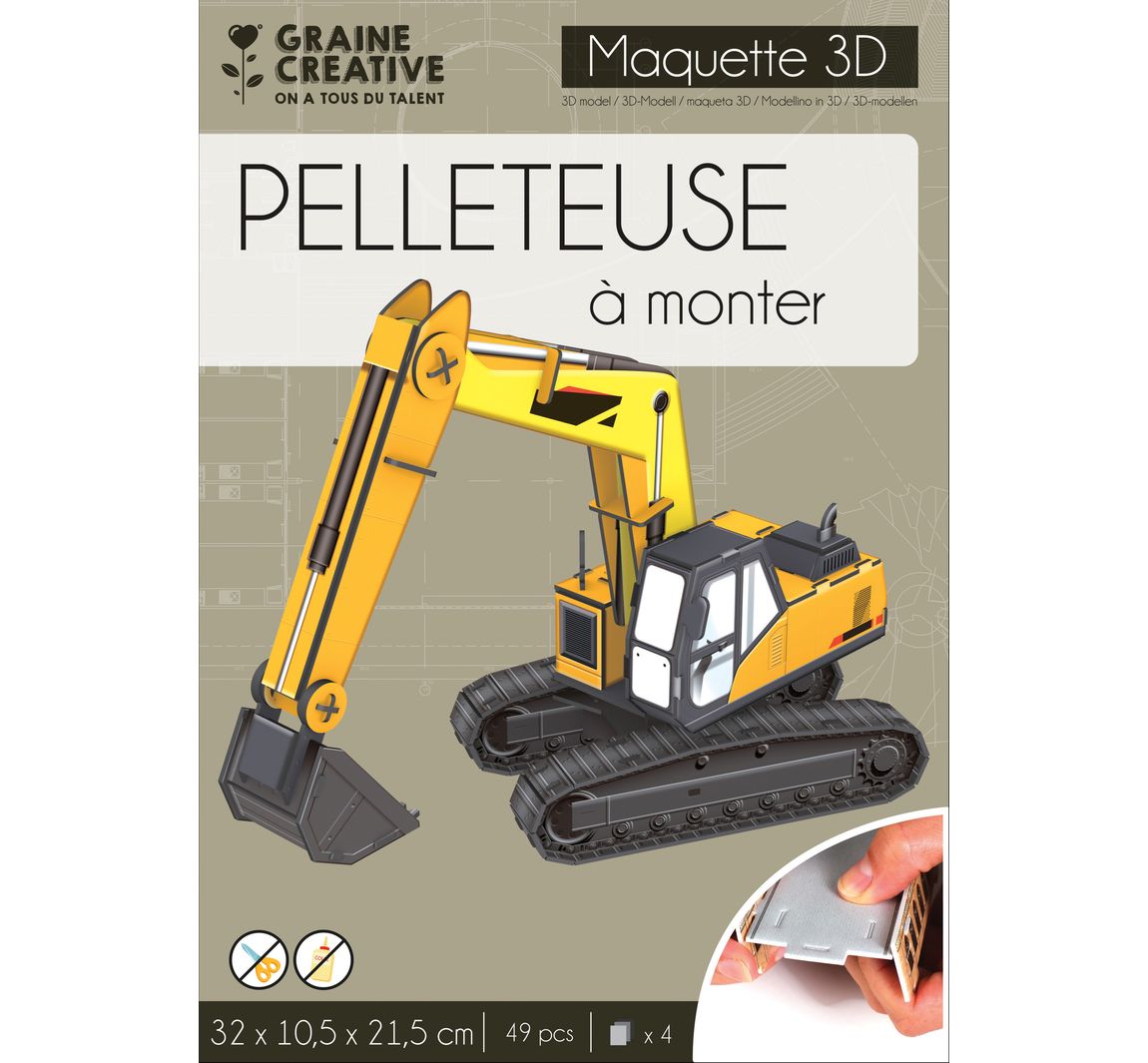 3D Modell - Bagger