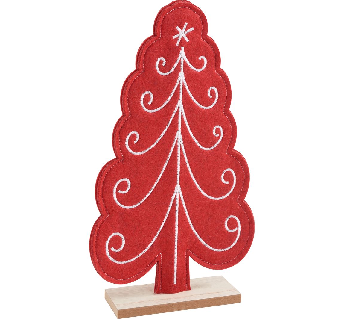 VBS Filzständer 'Weihnachtsbaum' - Rot