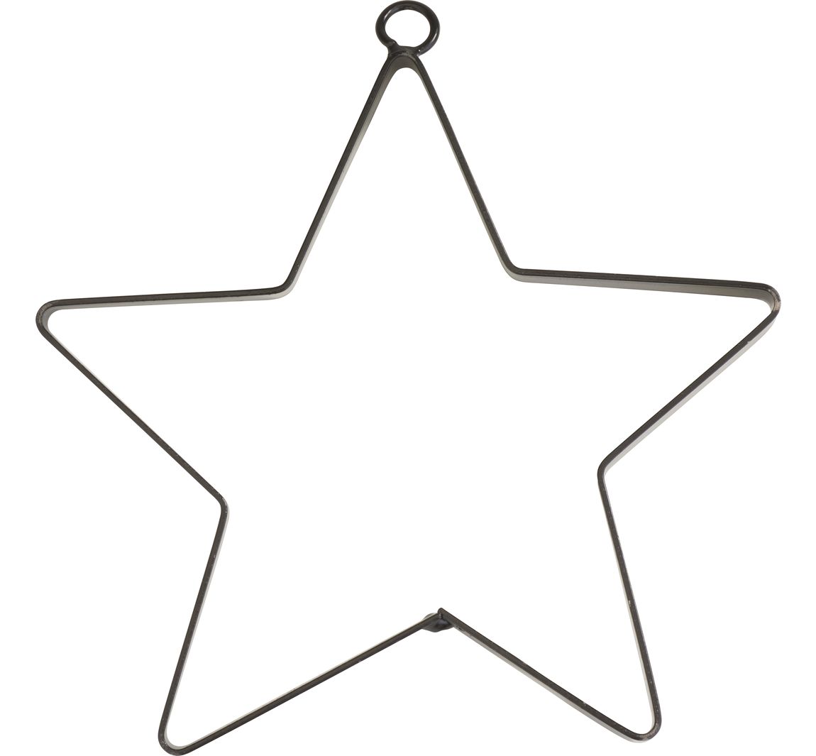 Metallring Stern 'Skyla' - Ø 18 cm