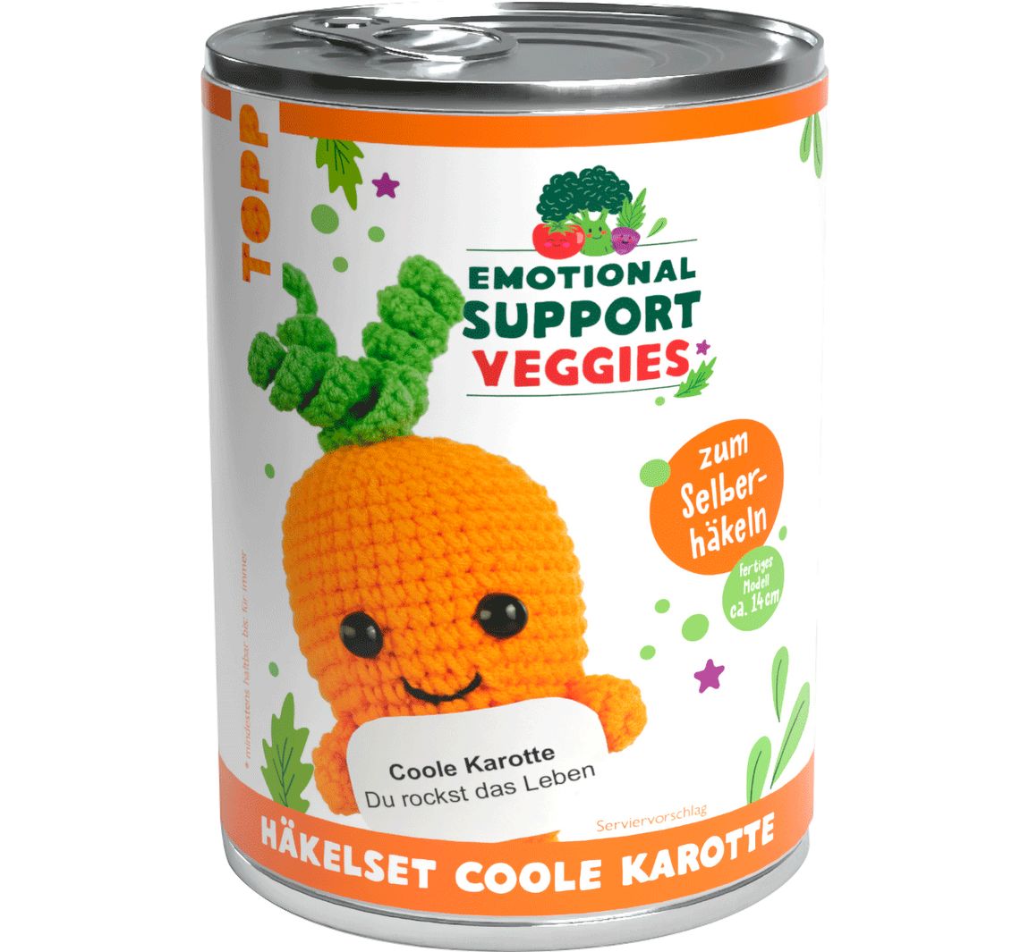 Häkel-Set 'Emotional Support Veggies' - Karotte
