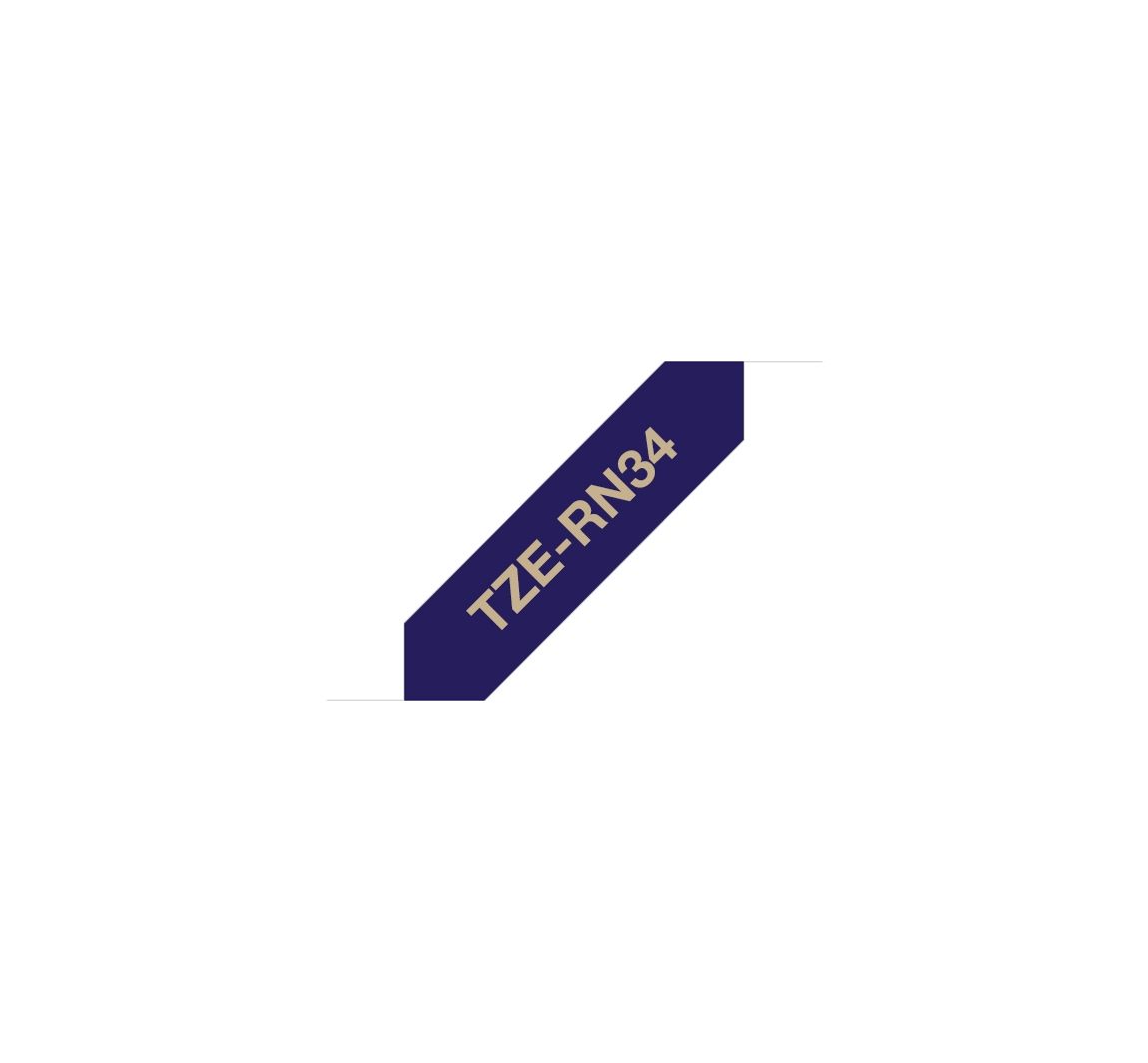 Brother P-touch Textil-Schriftband, 12 mm - Gold auf Dunkelblau