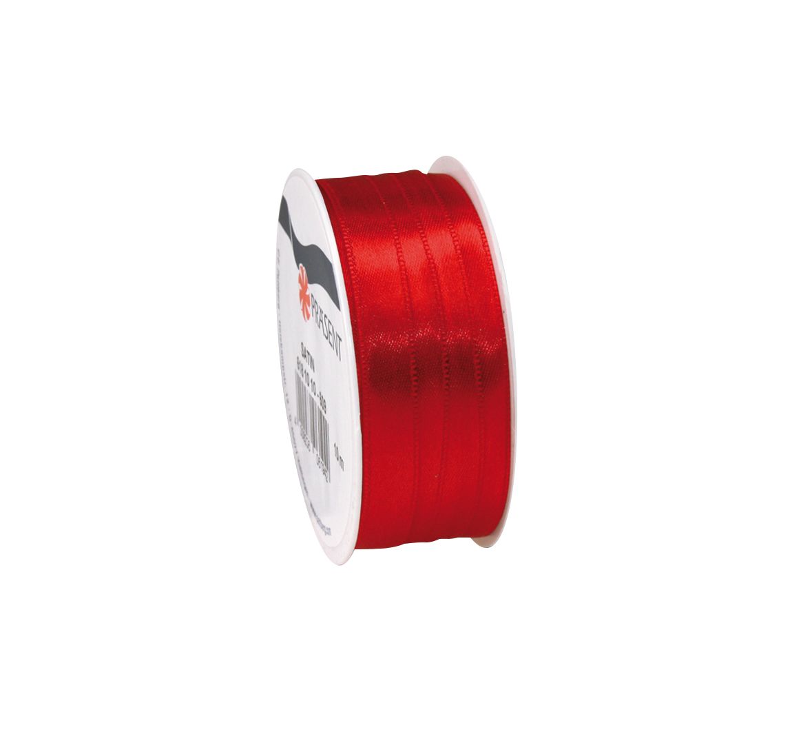 Satinband, 10 mm - Rot