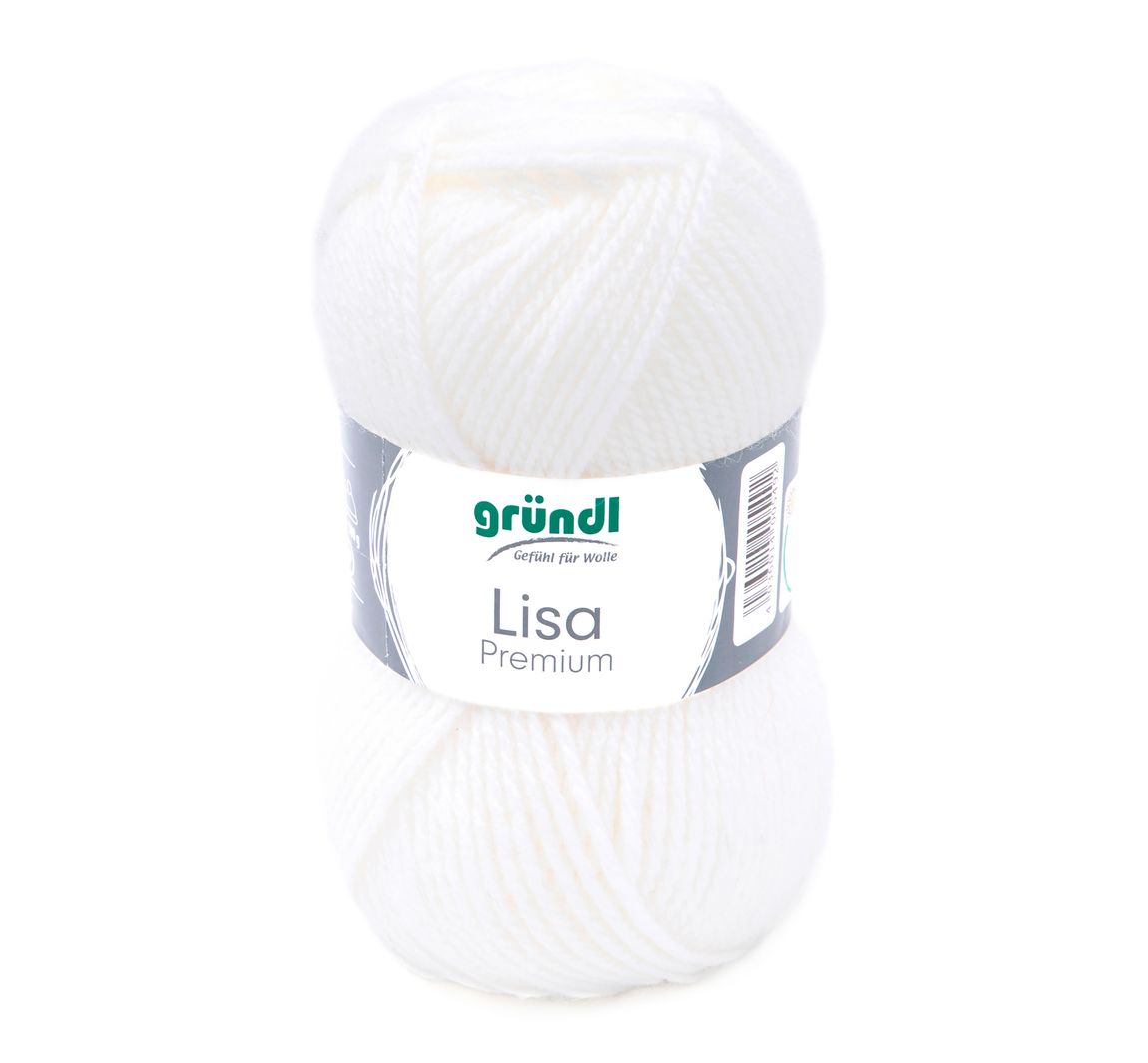 Wolle 'Lisa' - Weiß