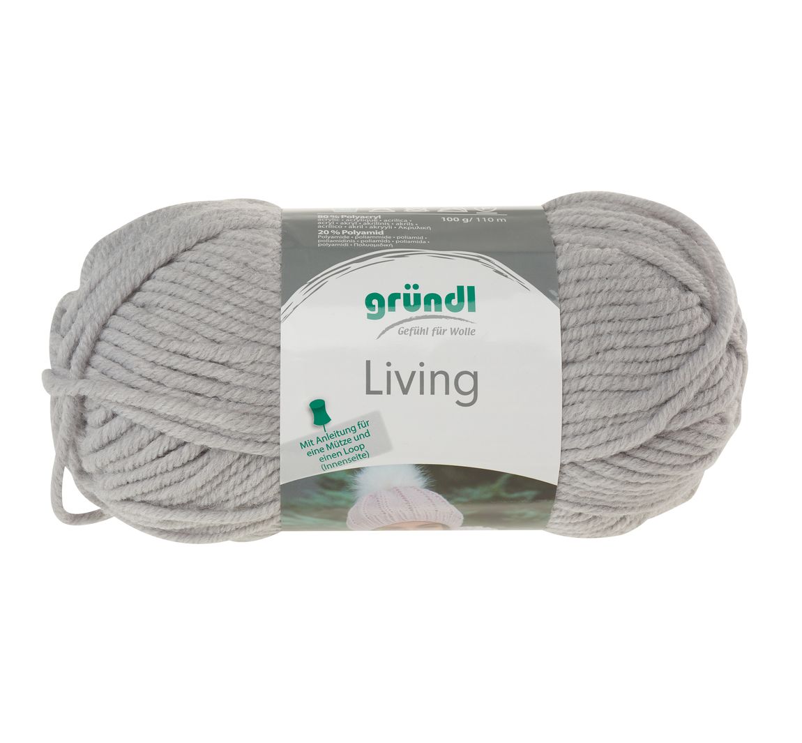 Wolle Living - Hellgrau