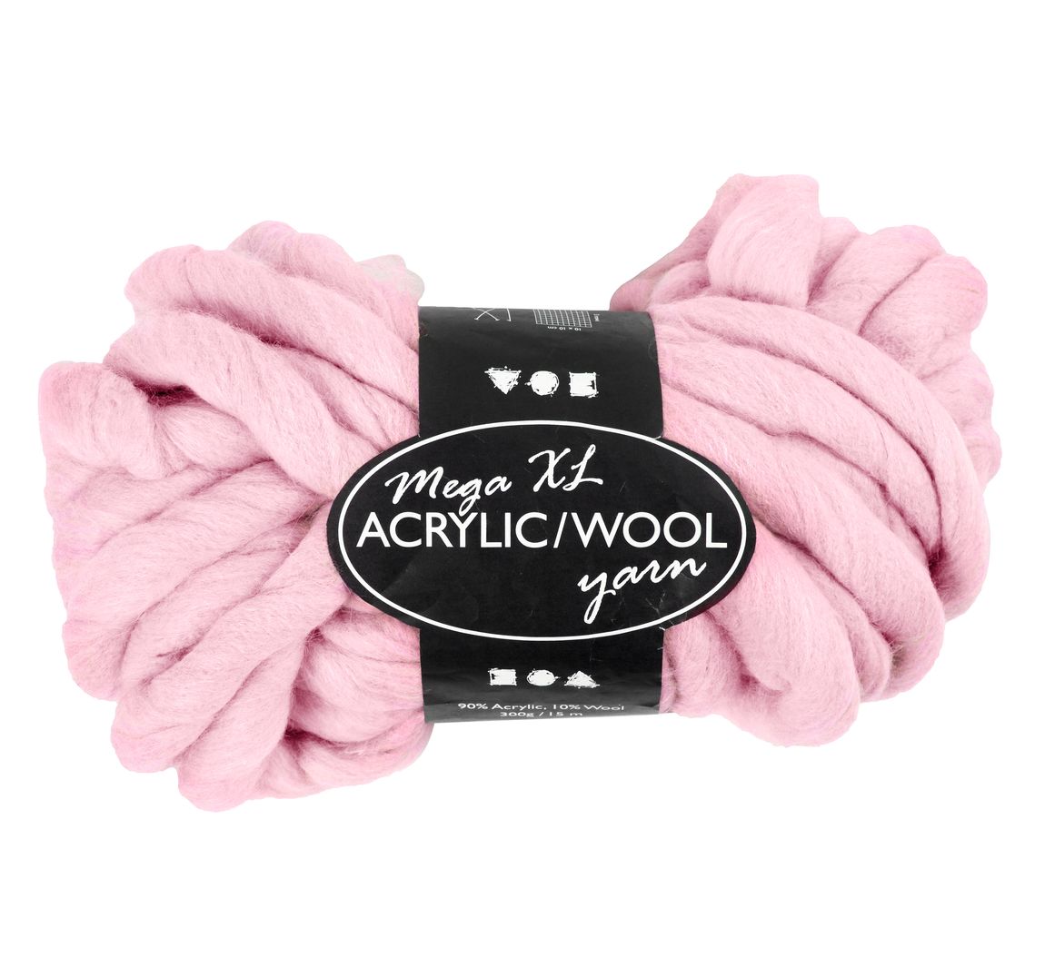 Wolle Mega XL - Rosa