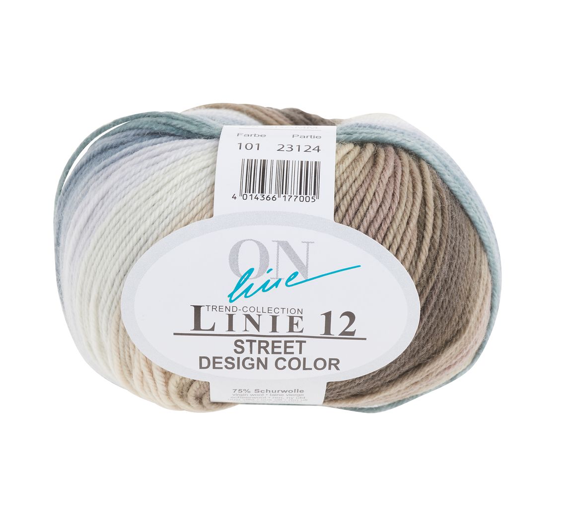 ONline Wolle Street Design Color, Linie 12 - Farbe 101