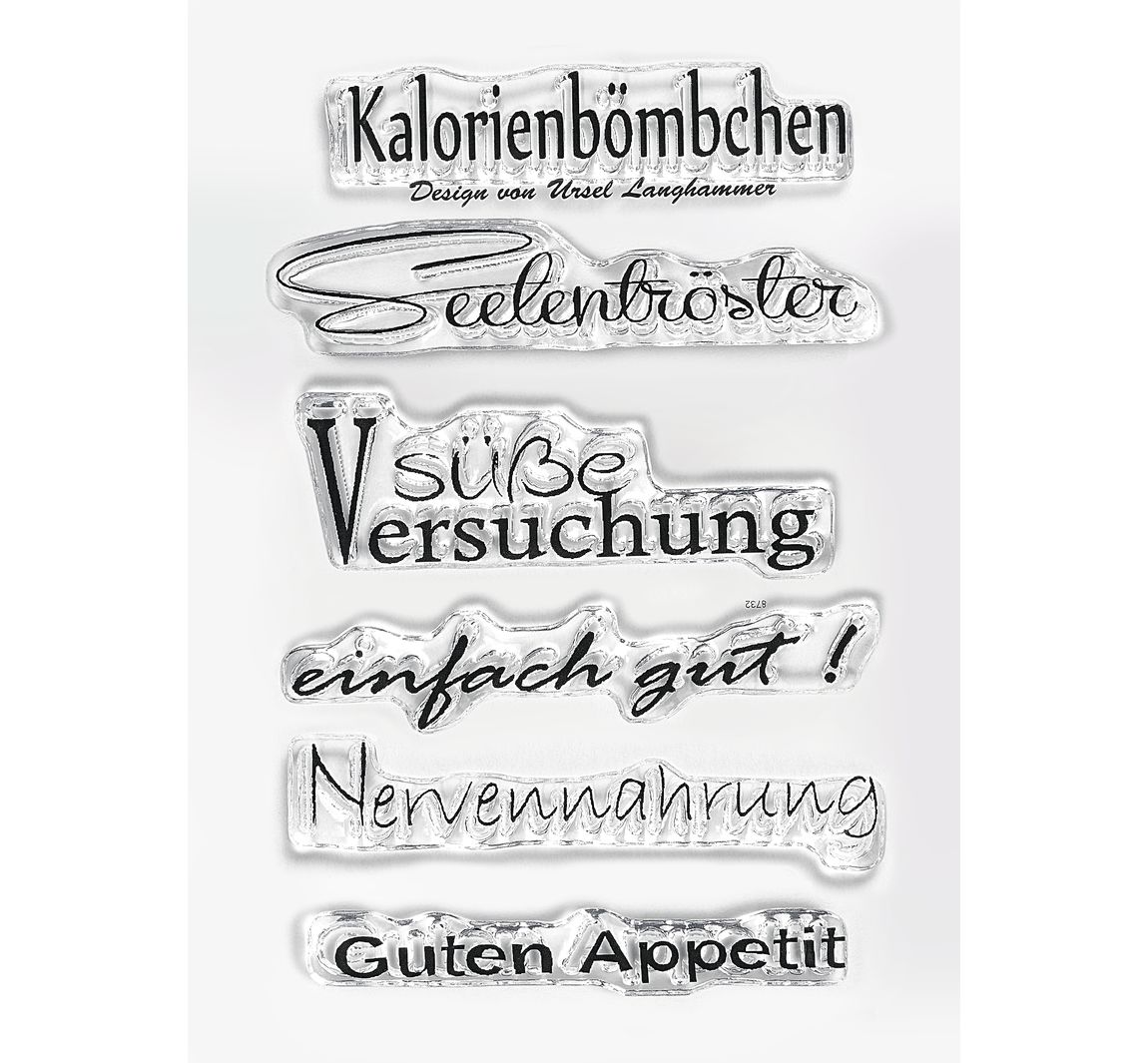 Clear Stempel-Set 'Guten Appetit'