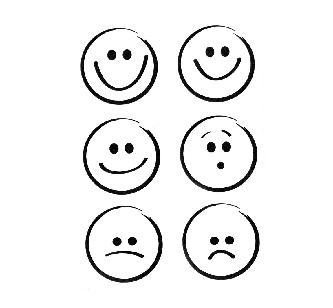 Clear Stempel-Set 'Emoticons'