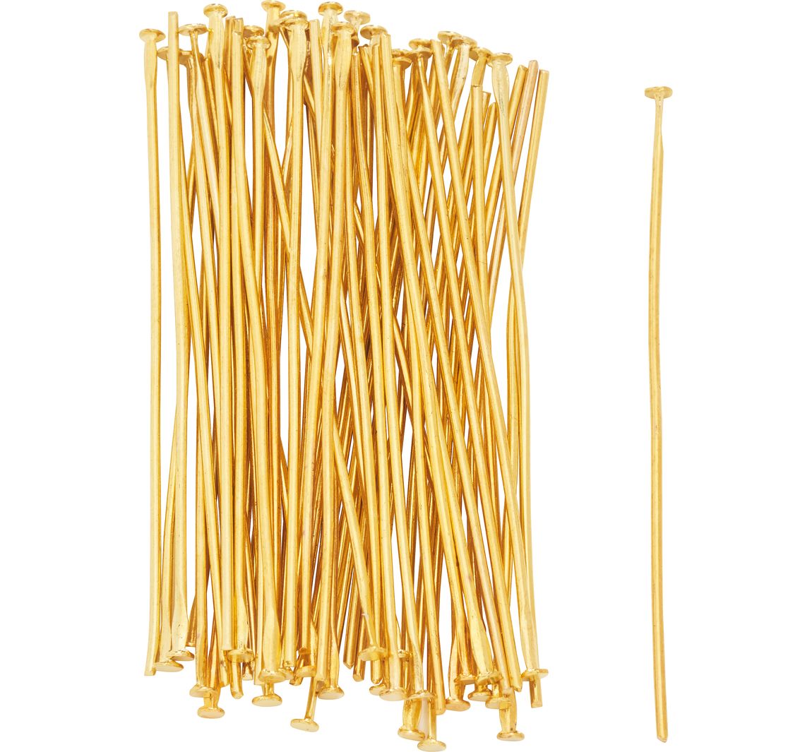 Stifte für Zauberperle, ca. 50mm, 50 Stück - Gold