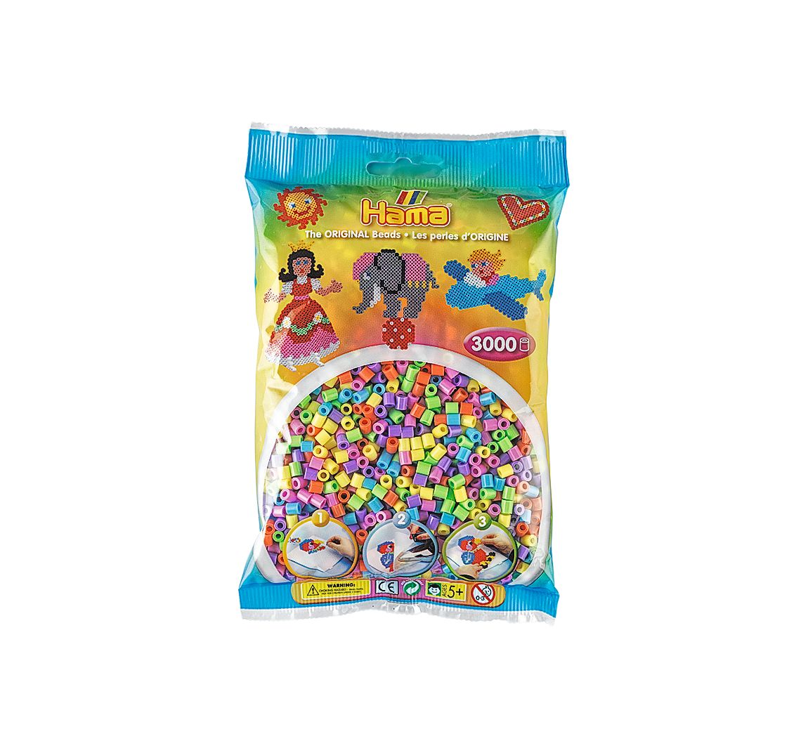 Hama-Perlen 'Pastell', 3.000 Stück