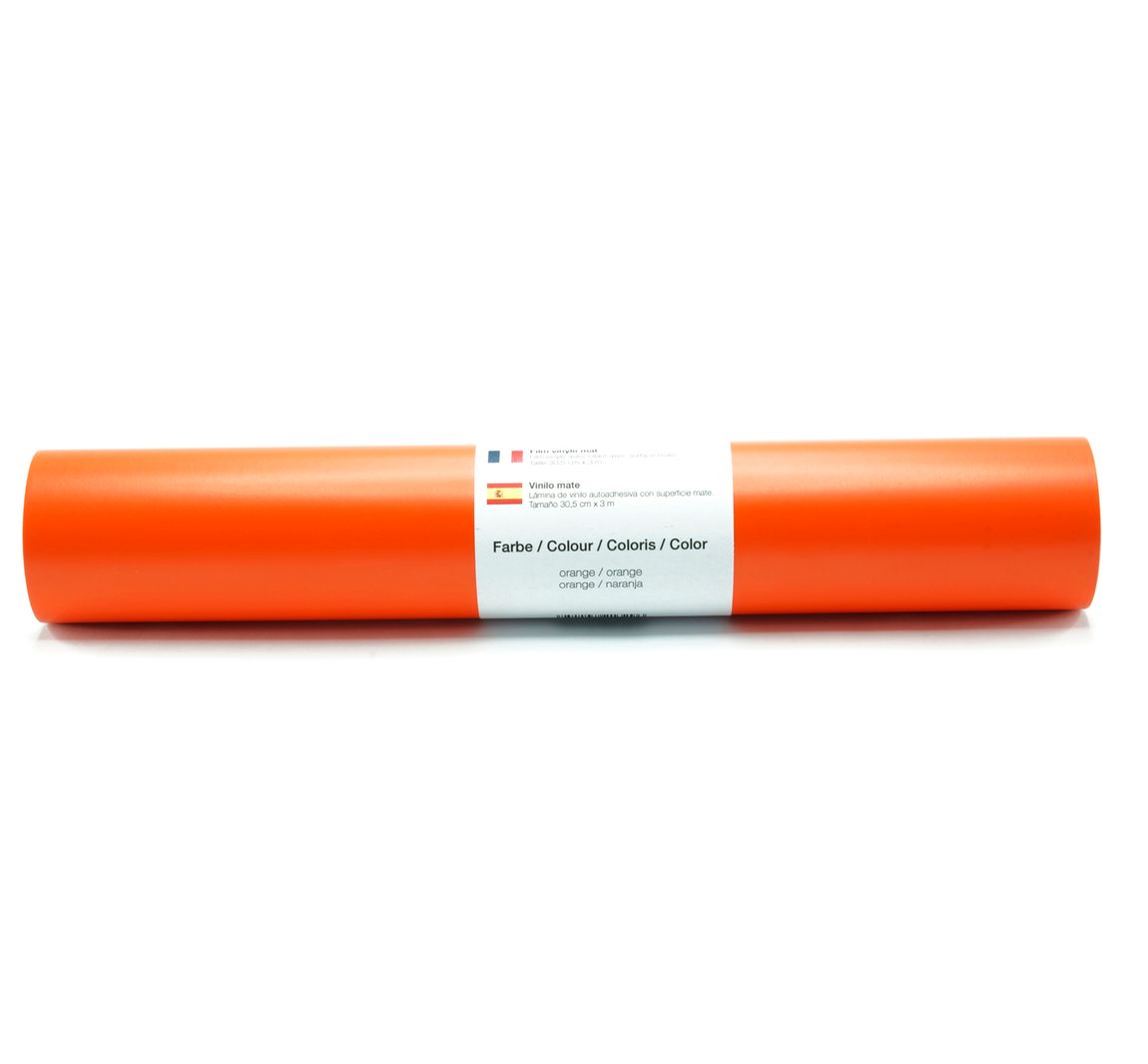 Selbstklebende Vinyl Folie - Orange-Matt