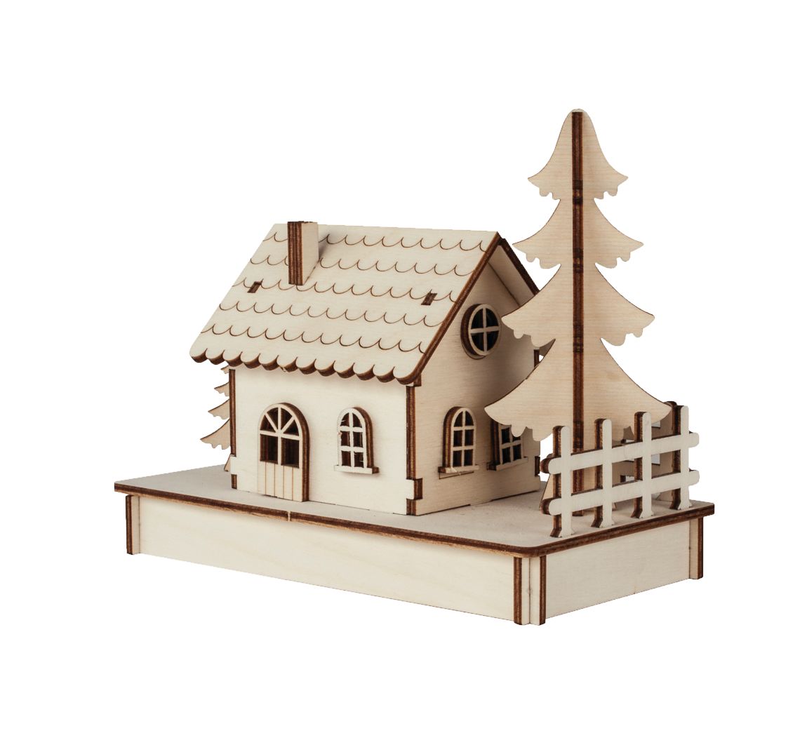 Holzbausatz 'Lichterhaus'