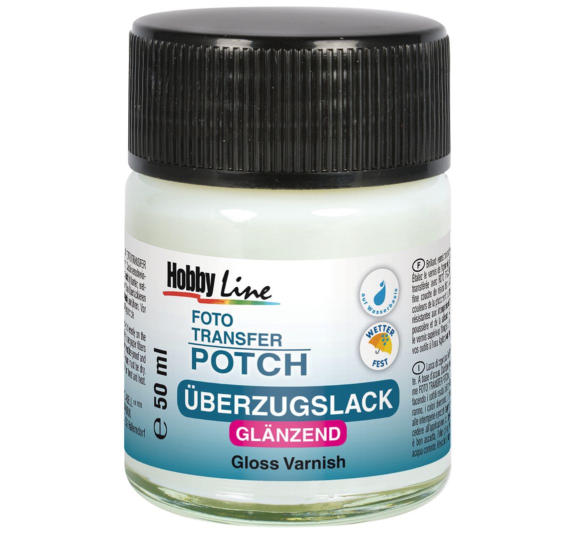 Foto Transfer Potch Überzugslack - Glänzend