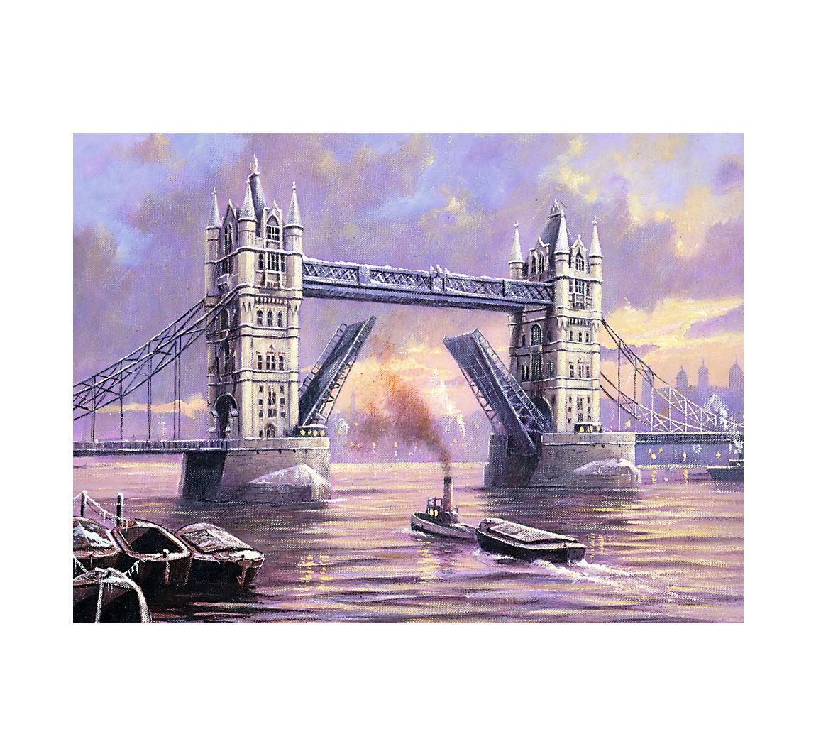 Malen nach Zahlen 'Tower Bridge', 30 x 40 cm