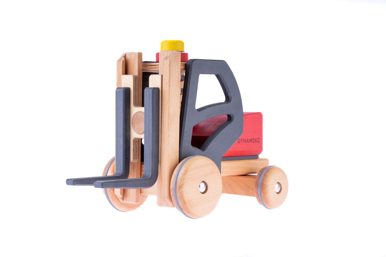 Gabelstapler aus Holz von Dynamiko