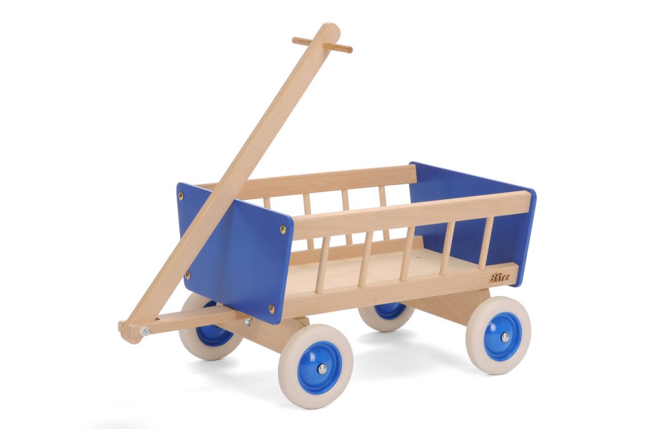 Holz Bollerwagen für Puppen Bätz